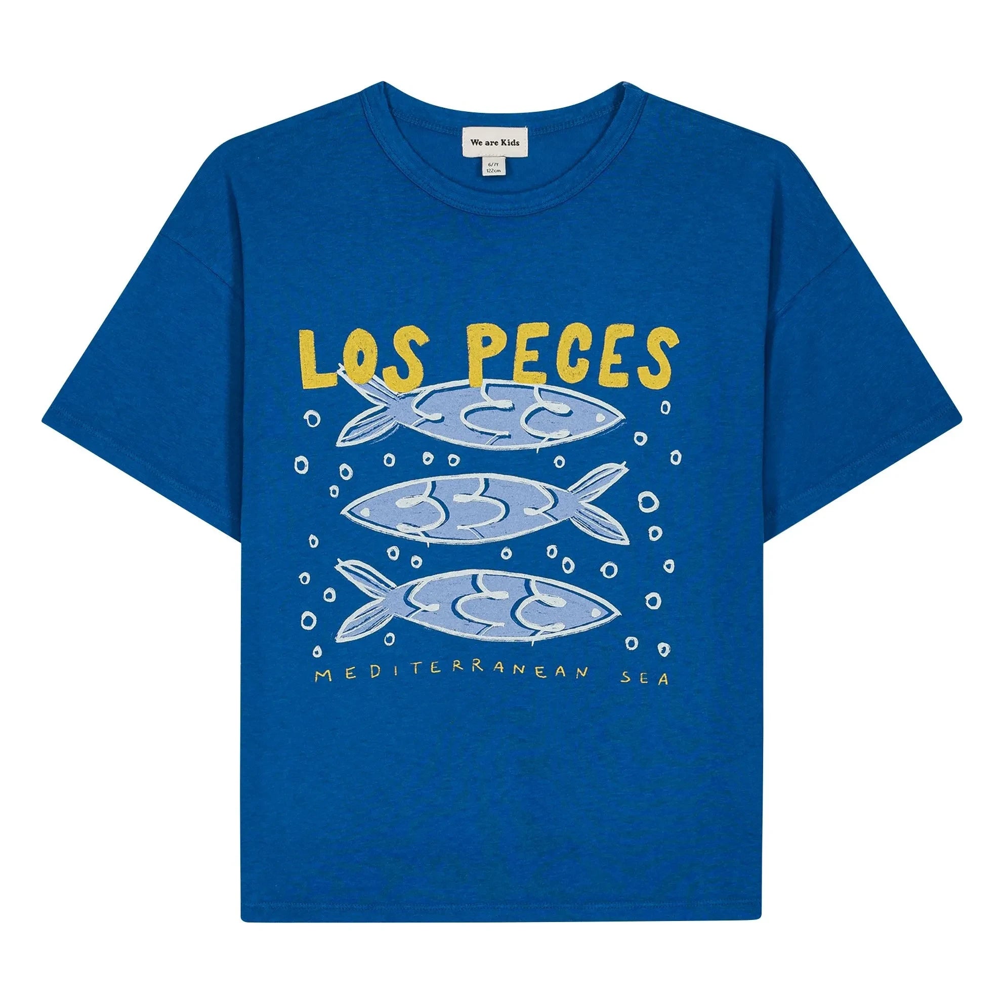 We Are Kids - Camiseta de algodón orgánico Dylan Los Peces | Azul