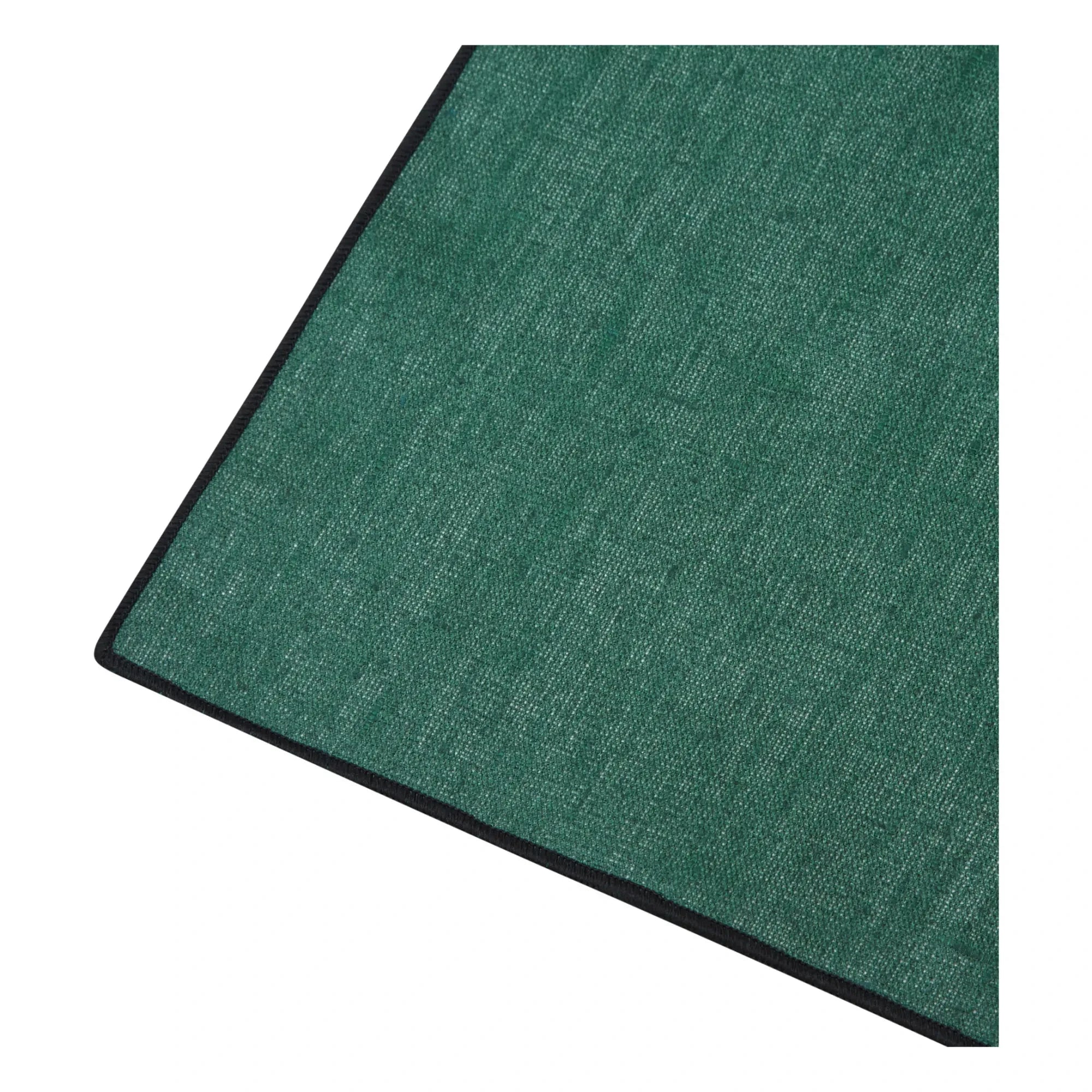 Haomy - Salvamanteles de lino con revestimiento Borgo | Verde Cedro