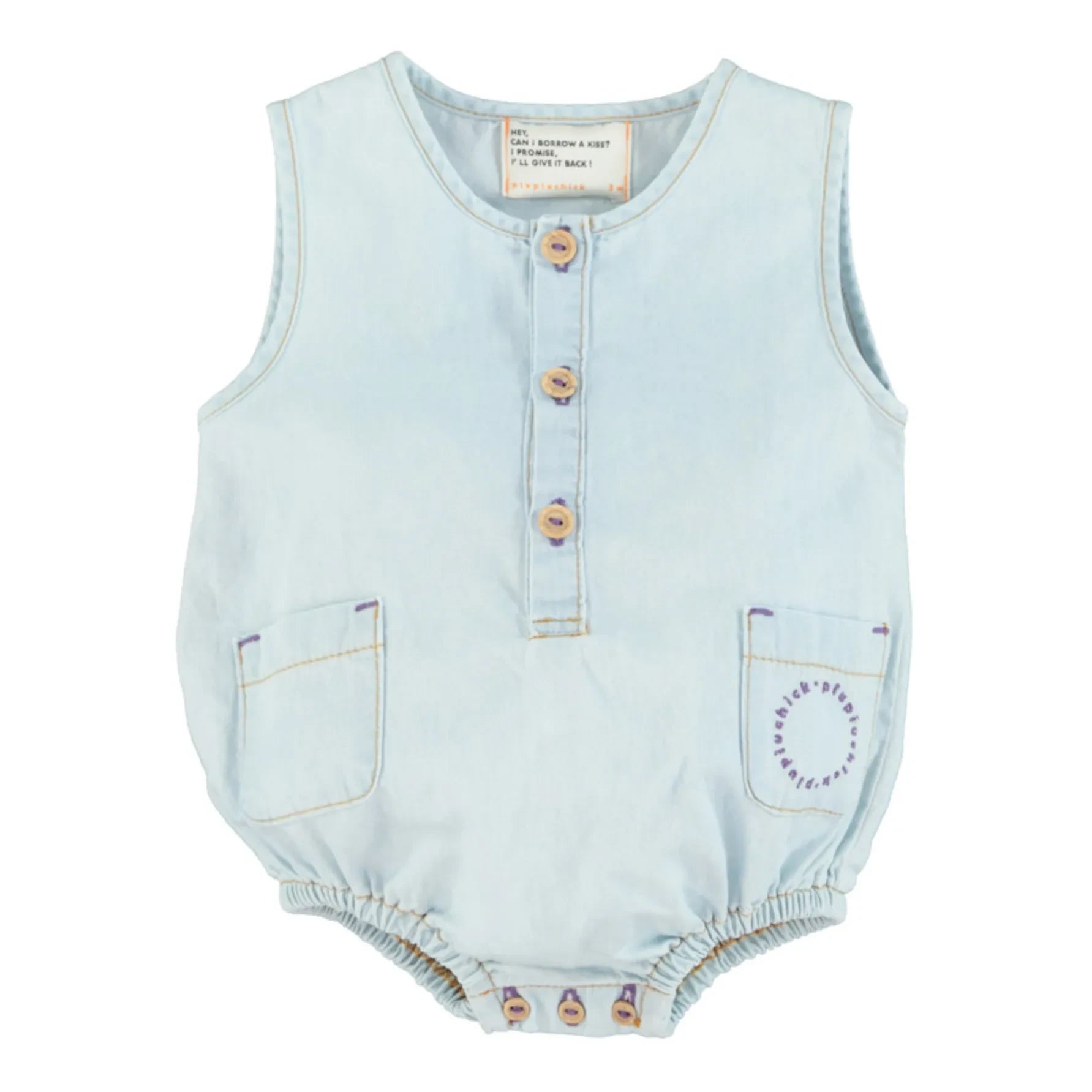 Piupiuchick - Mono de chambray | Azul claro