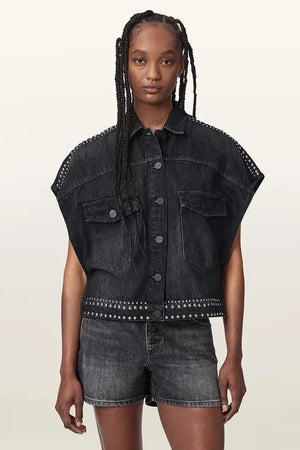 AllSaints Camisa vaquera ALBA para mujer