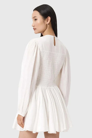 AllSaints Vestido ancho de algodón CHIA