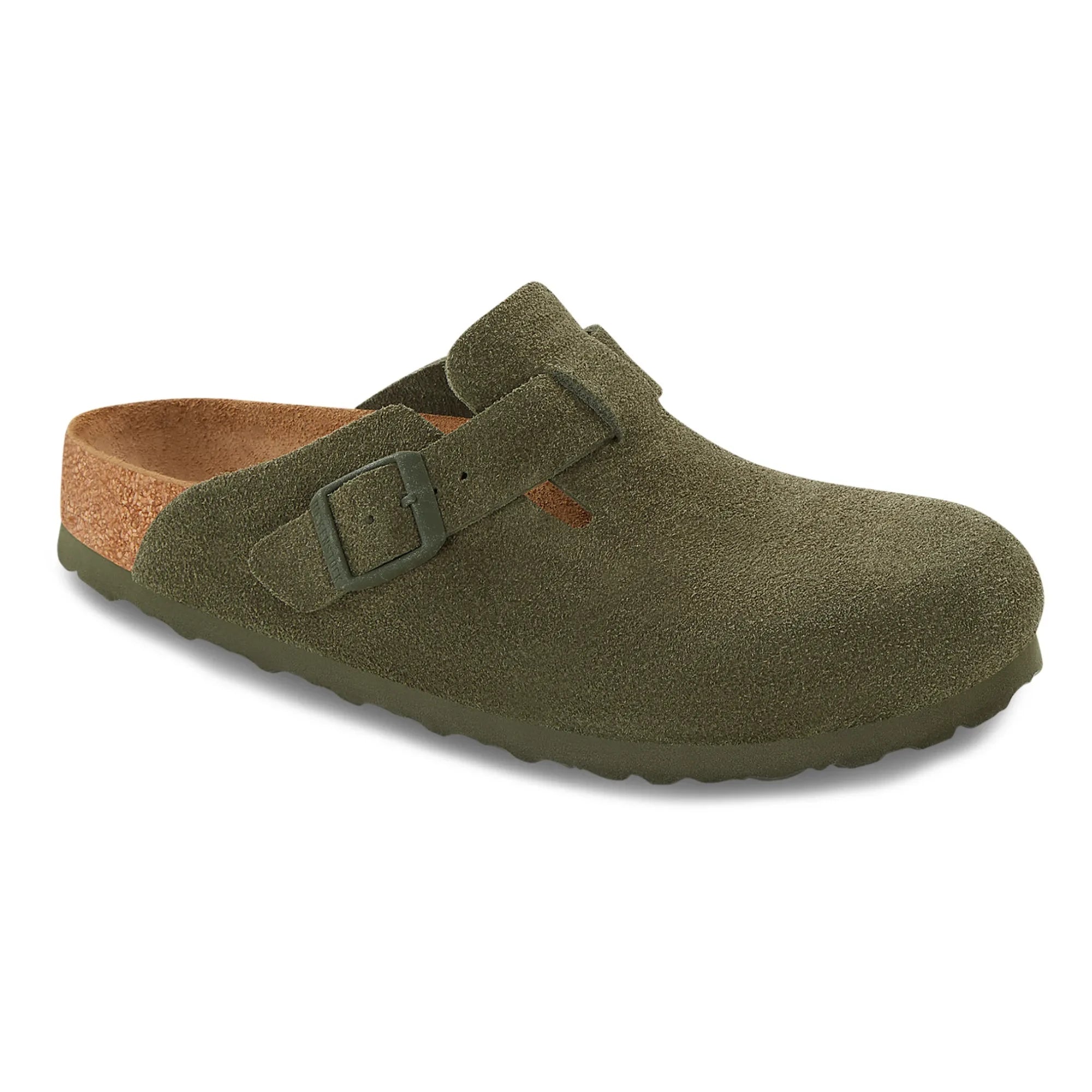 BIRKENSTOCK - Sandalias Boston Horma Estrecha - Colección Adulto | Caqui
