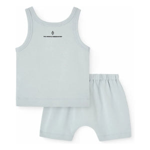 The Animals Observatory - Conjunto de camiseta de tirantes y shorts Daug | Azul pálido