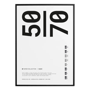 Paper Collective - Marco de madera | Negro