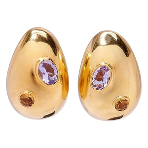 Lizzie Fortunato - Pendientes Mini Arp | Dorados