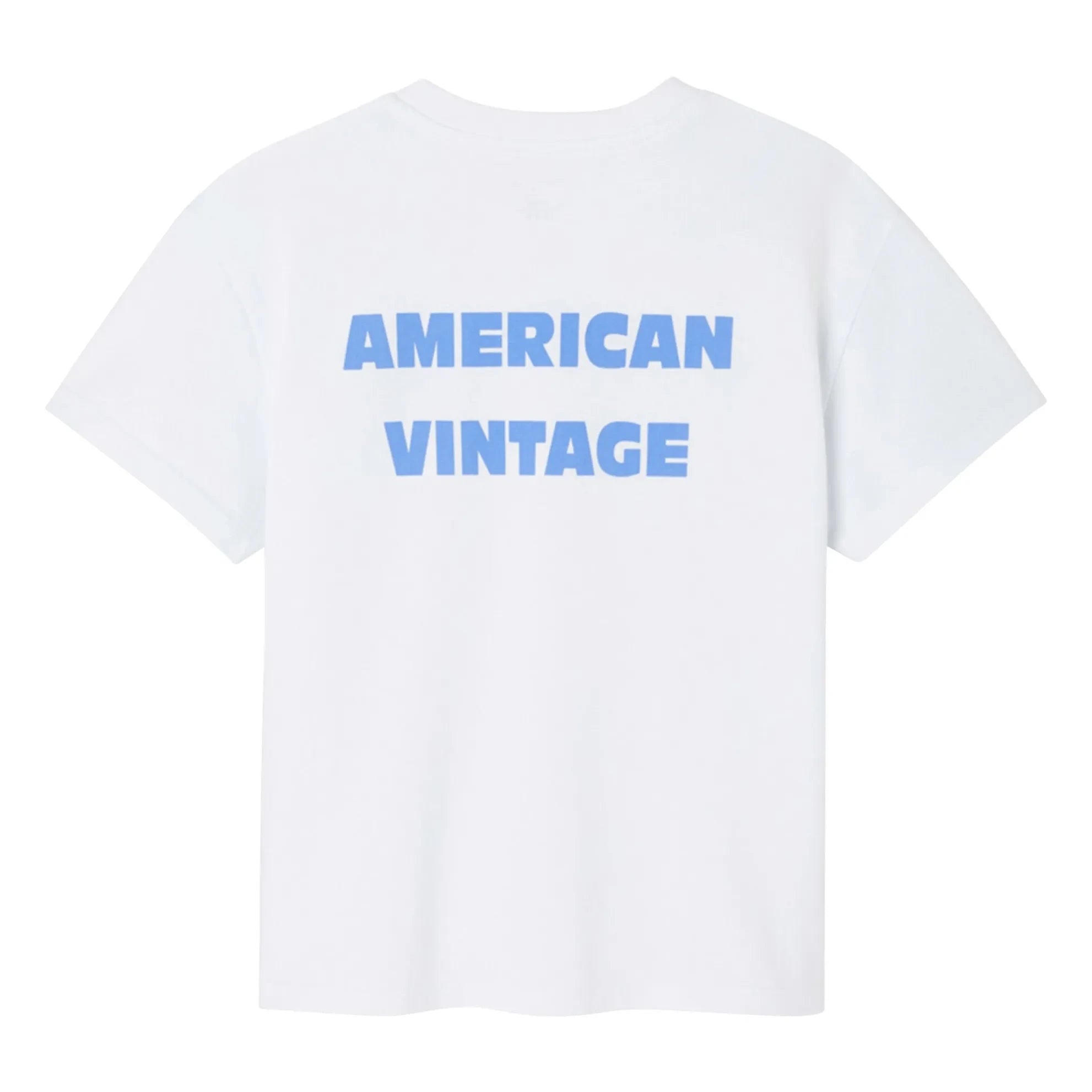 American Vintage - Camiseta Fizvalley | Blanco