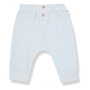 1+ en la familia - Pantalón de gofre Sunion | Azul pálido