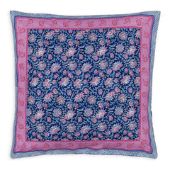 Louise Misha - Funda de almohada Valerie, algodón orgánico | Azul oscuro