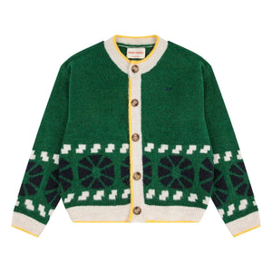 Bobo Choses - Chaleco de lana jacquard | Verde