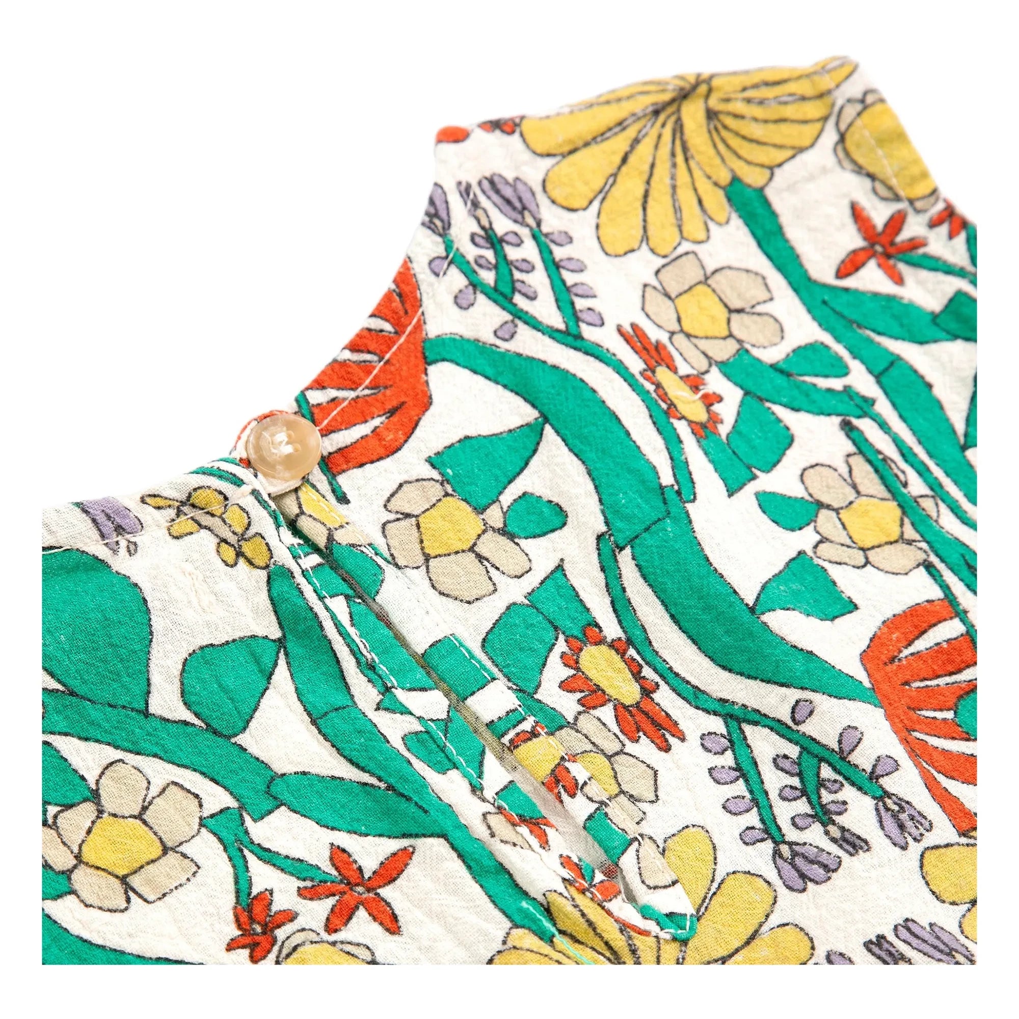Bobo Choses - Top floral de algodón orgánico | Crudo