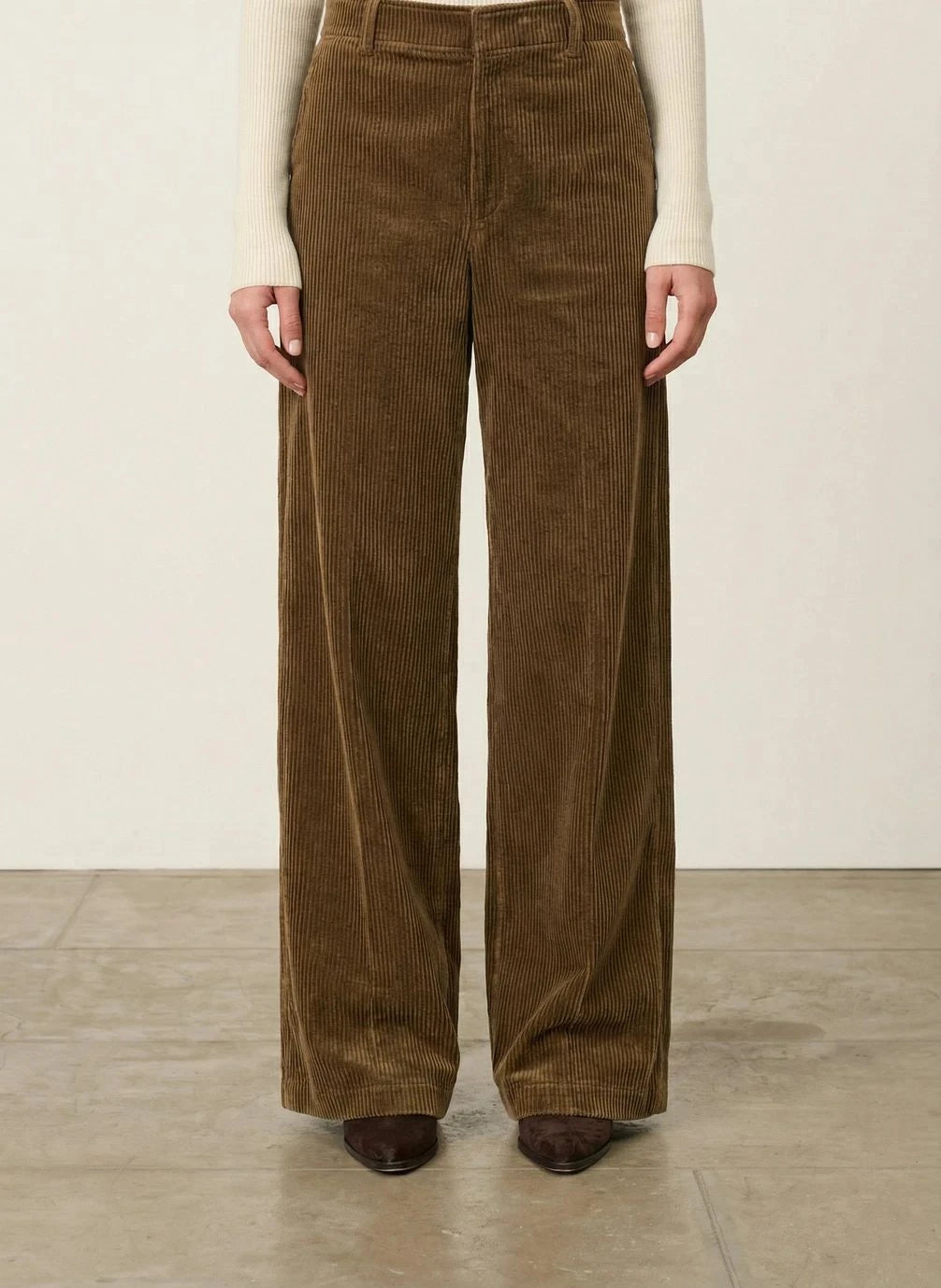 Vanessa Bruno - Pantalón Heric de algodón | Marrón tierra