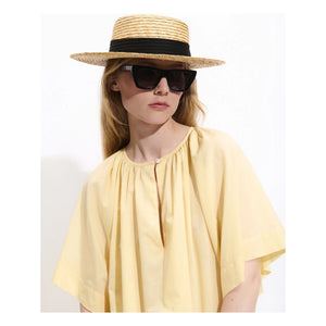 BELLEPIECE - Camisa de algodón Carmela | Amarillo