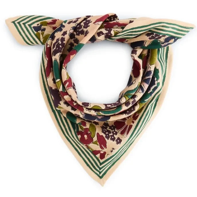 Apaches - Pañuelo pequeño Manika Fleuri | Verde