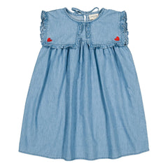 Louis Louise - Vestido Chambray Célestine | Azul Claro