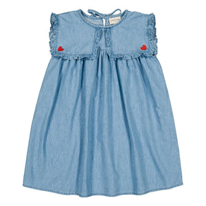 Louis Louise - Vestido Chambray Célestine | Azul Claro