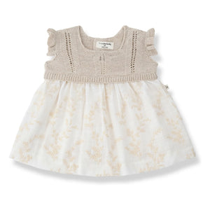 1+ in the family - Vestido Bordado Soana | Crudo