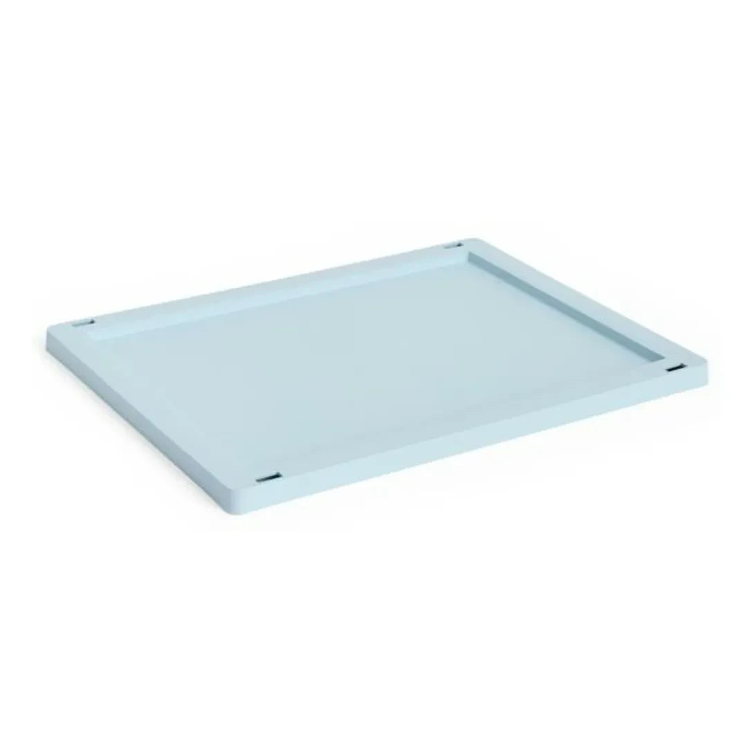 Hay - Tapa rectangular para cajón plegable Crate | Azul