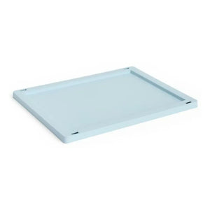 Hay - Tapa rectangular para cajón plegable Crate | Azul