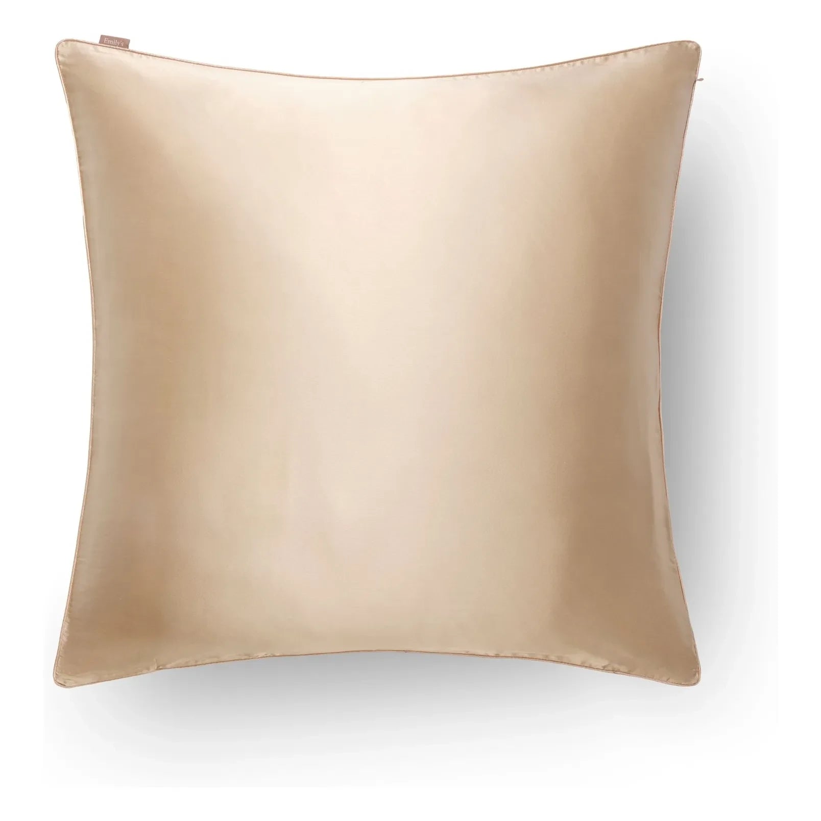Emily's Pillow - Funda de almohada de seda color ciruela damascena | Champaña