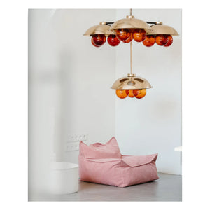 Wigiwama - Sillón de terciopelo | Rosa