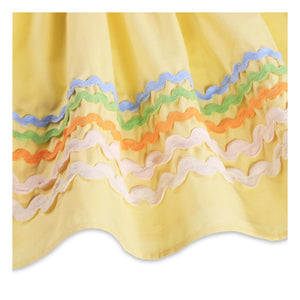 Vestido de algodón orgánico Molo Clotilde | Amarillo pálido