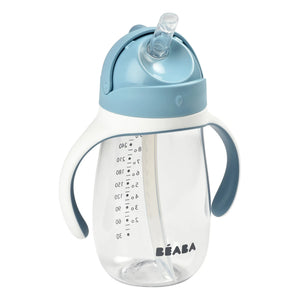 Béaba - Vaso de paja - 300 ml | Azul