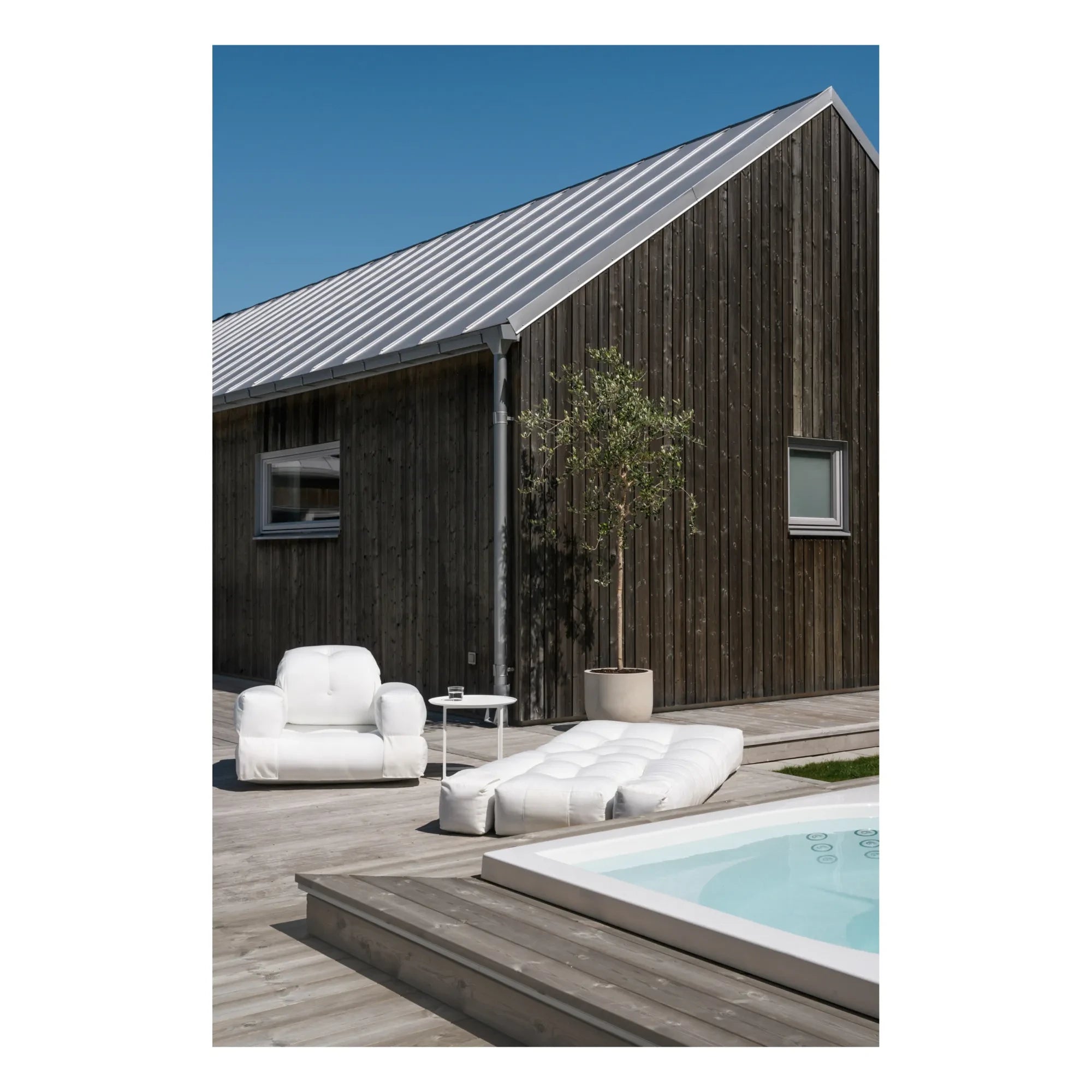 Karup Design - Puf de exterior | Blanco
