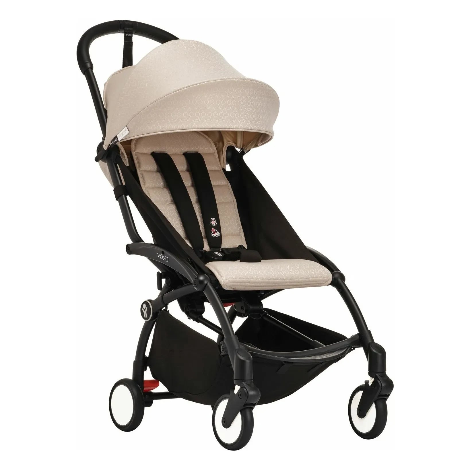 Stokke® - Cochecito YOYO³ Bonpoint 6+ Chasis negro | Beige