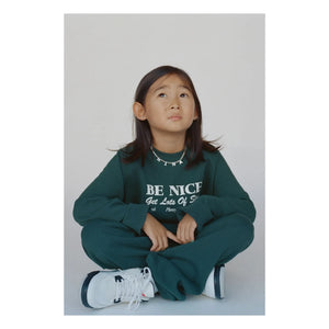 Sporty & Rich - Sweat Be Nice | Verde oscuro