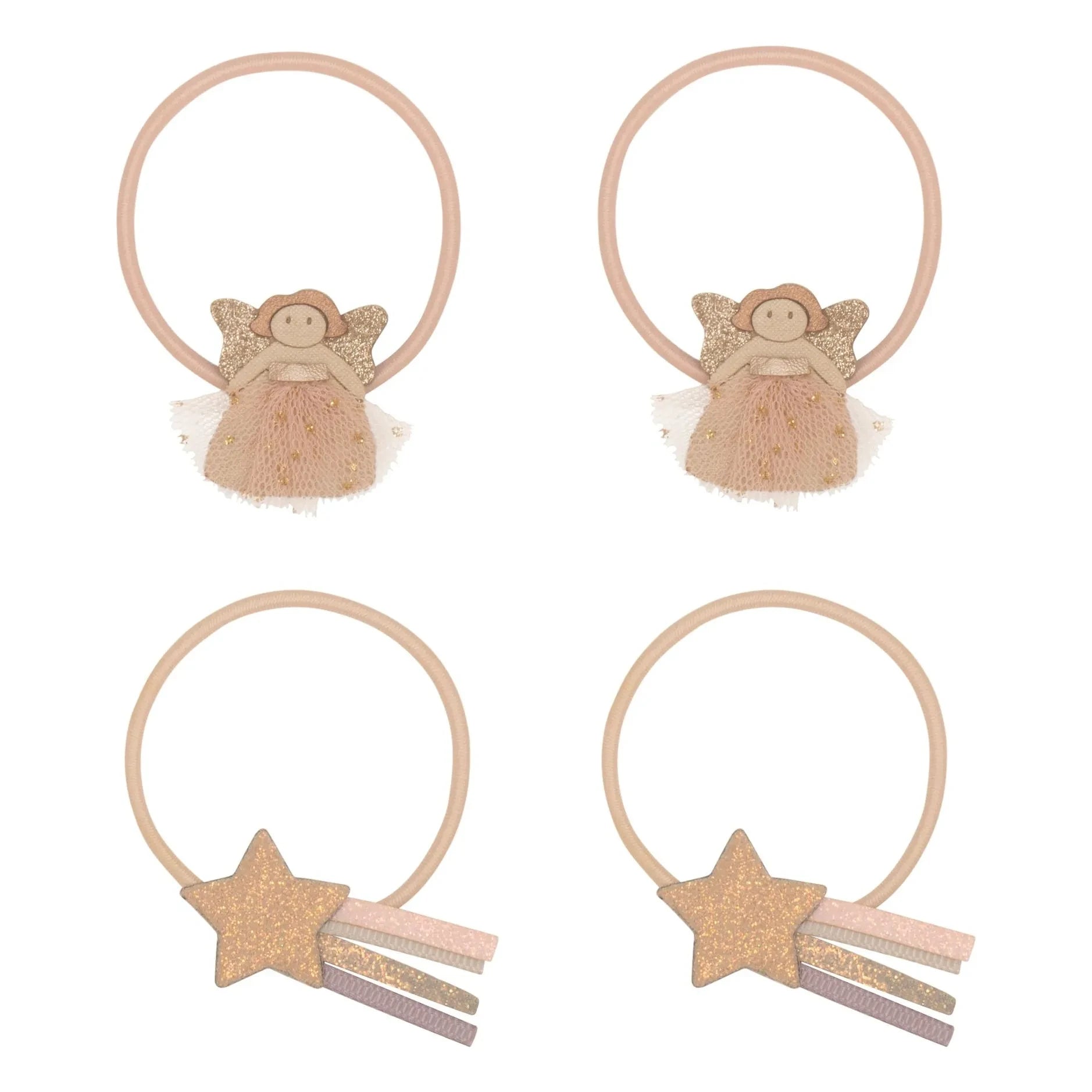 Mimi & Lula - Set de 4 Pasadores Fée | Rosa