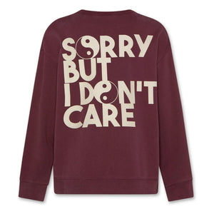 AO76 - Oscar Sorry organik pamuk sweatshirt | Bordo