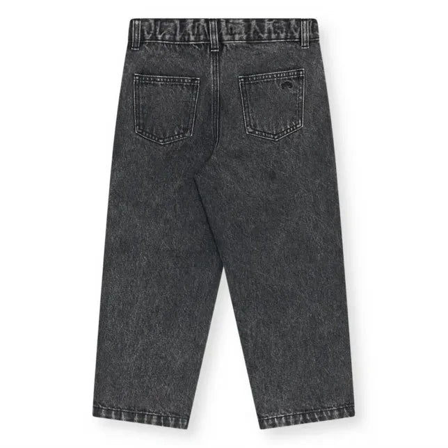 The New Society - Vaqueros de pierna ancha | Gris merle - Negro