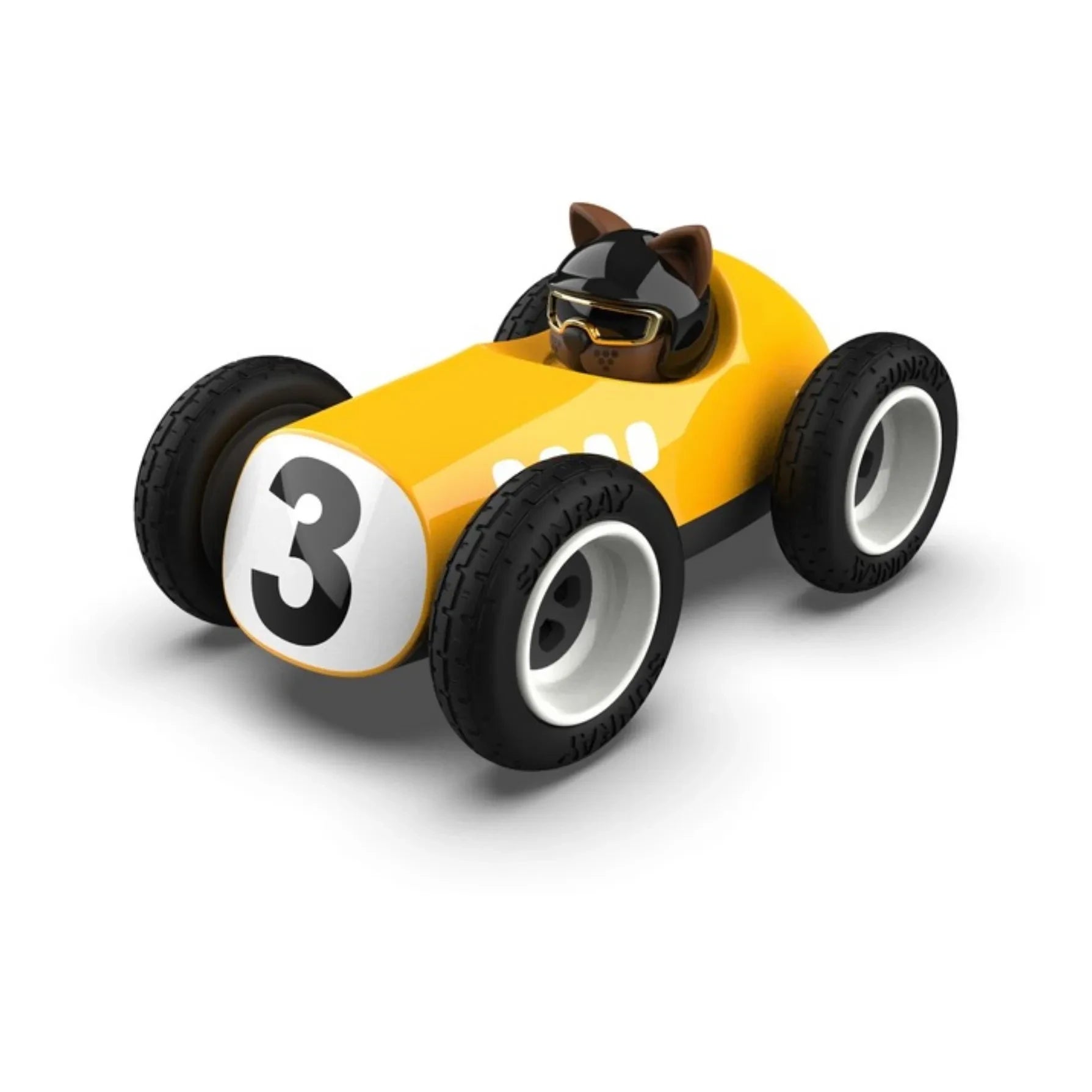 Playforever - Coche Egg Karlos | Amarillo