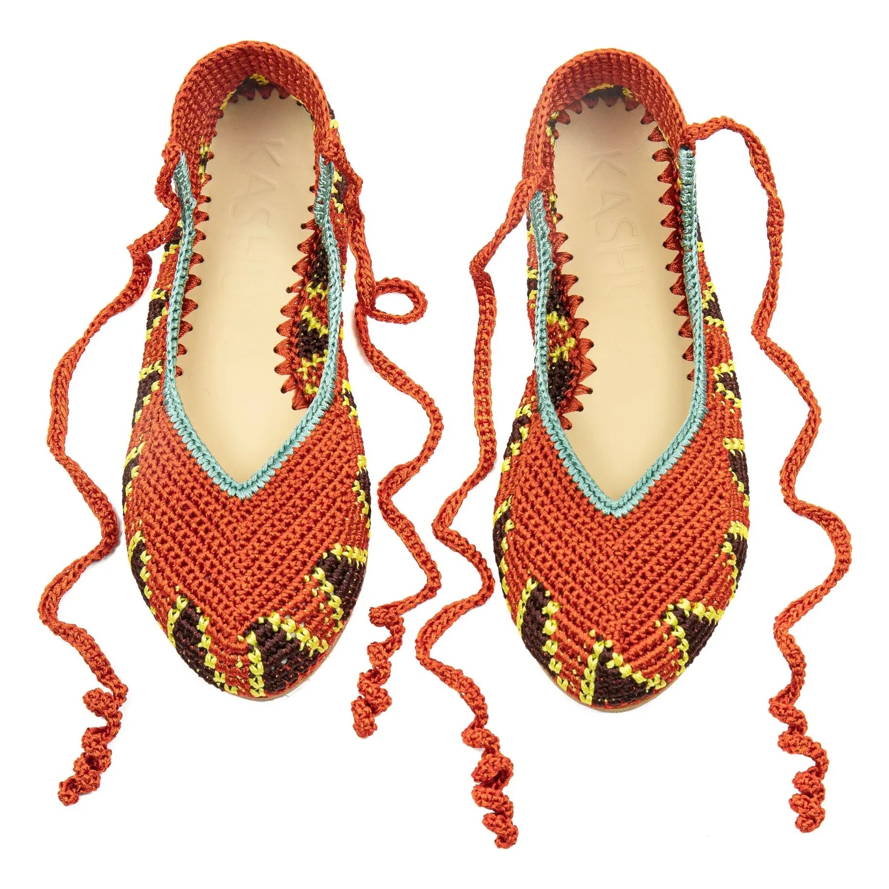 Kashura - Bailarinas Altas Naranja Langosta | Naranja