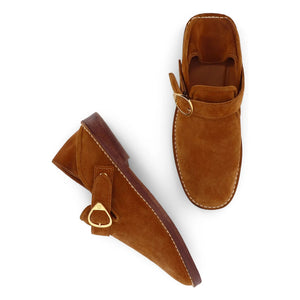 Socque Paris - Mocasines de ante Lucca | Camel