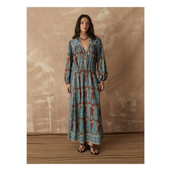 Boteh - Calico Smock Pamuk Elbise | Chocolate