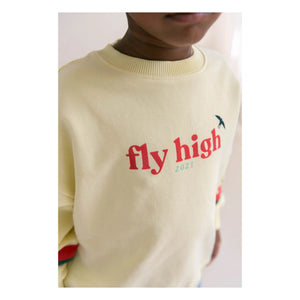 Jenest - Sudadera de algodón orgánico Jules | Amarillo pálido