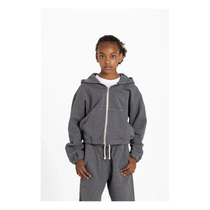 Smallable Kid - Sudadera con Capucha de Algodón Orgánico Kaightleridge | Gris Melange
