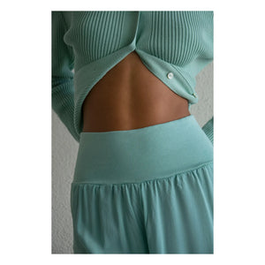 THEAVANT - Pantalones Jazzdancer de seda | Verde agua
