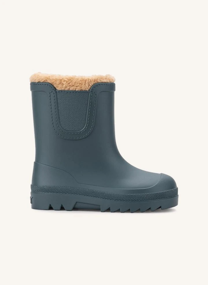 Igor - Verona Botas de lluvia con forro de borrego | Azul petróleo