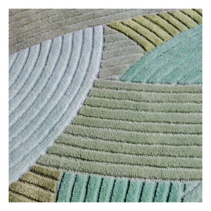 Edito - Alfombra de lana Canopée | Verde