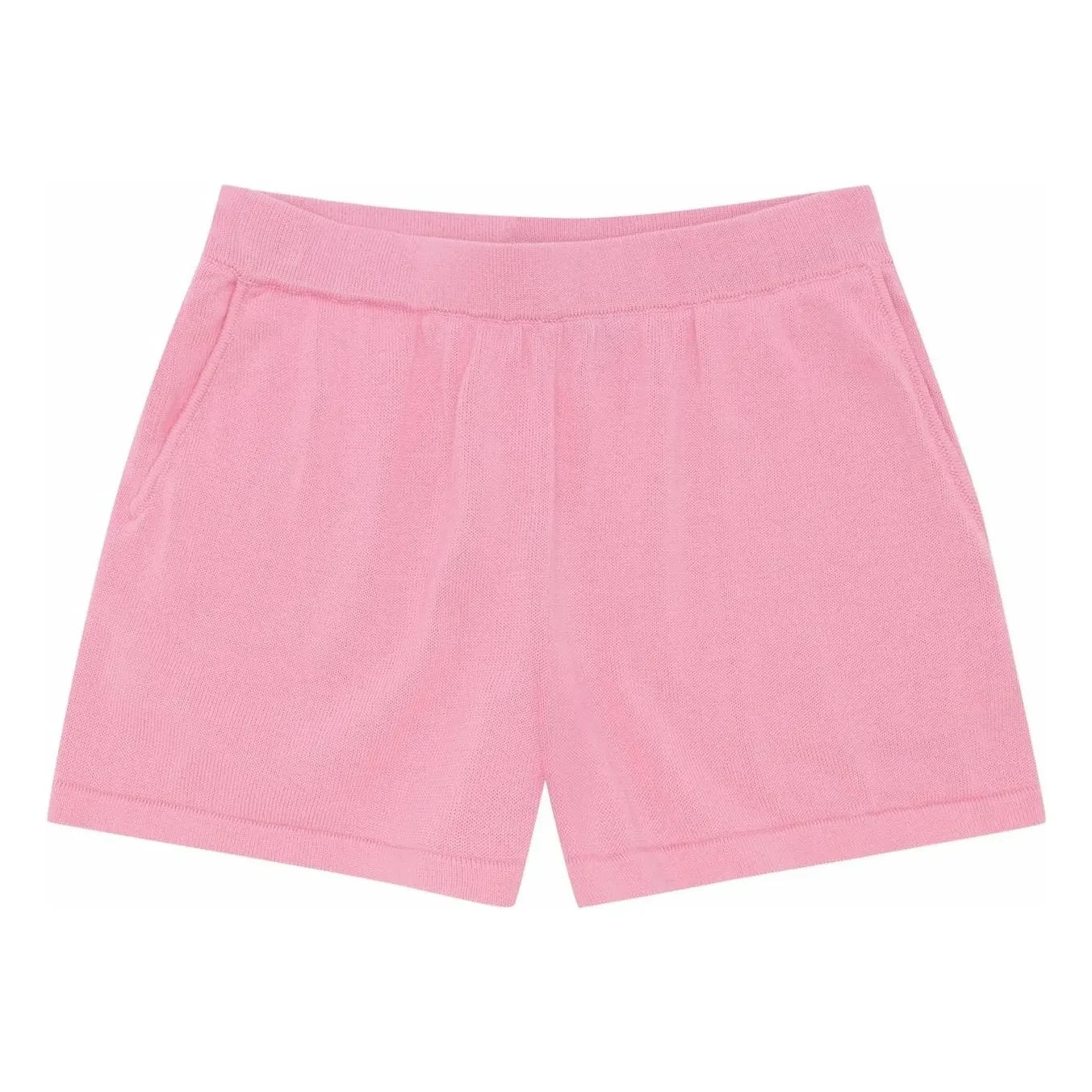 FUB - Pantalón corto de punto de algodón orgánico | Rosa chicle