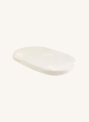 Bermbach Handcrafted - Cuna Lola y Emil para Cuna Cama Ovalada de Algodón Orgánico | Blanco