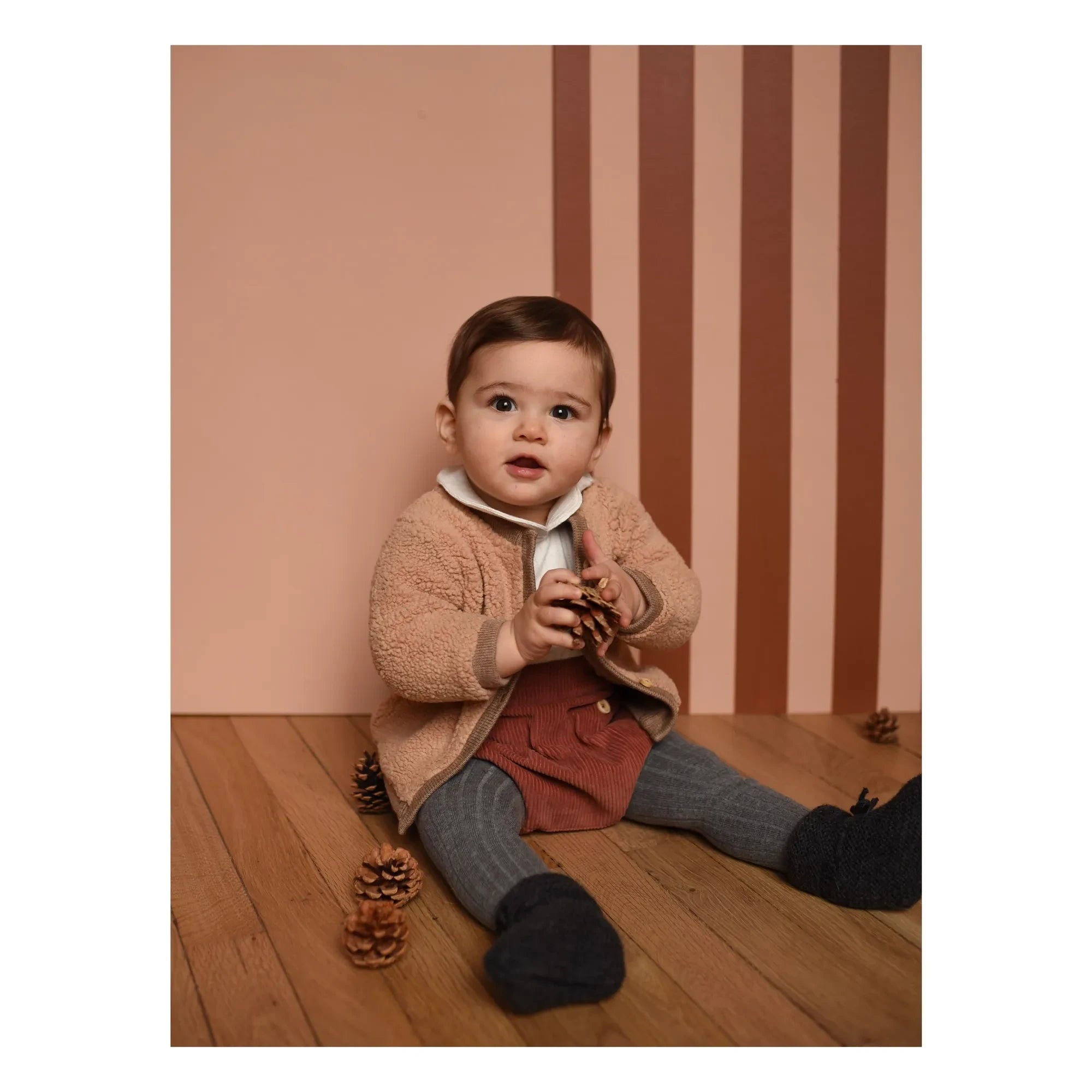 Lililotte - Victoire Sherpa çevrilebilir hırka | Bej