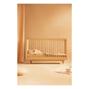 Nobodinoz - Cuna convertible Pure 70x140 cm | Roble