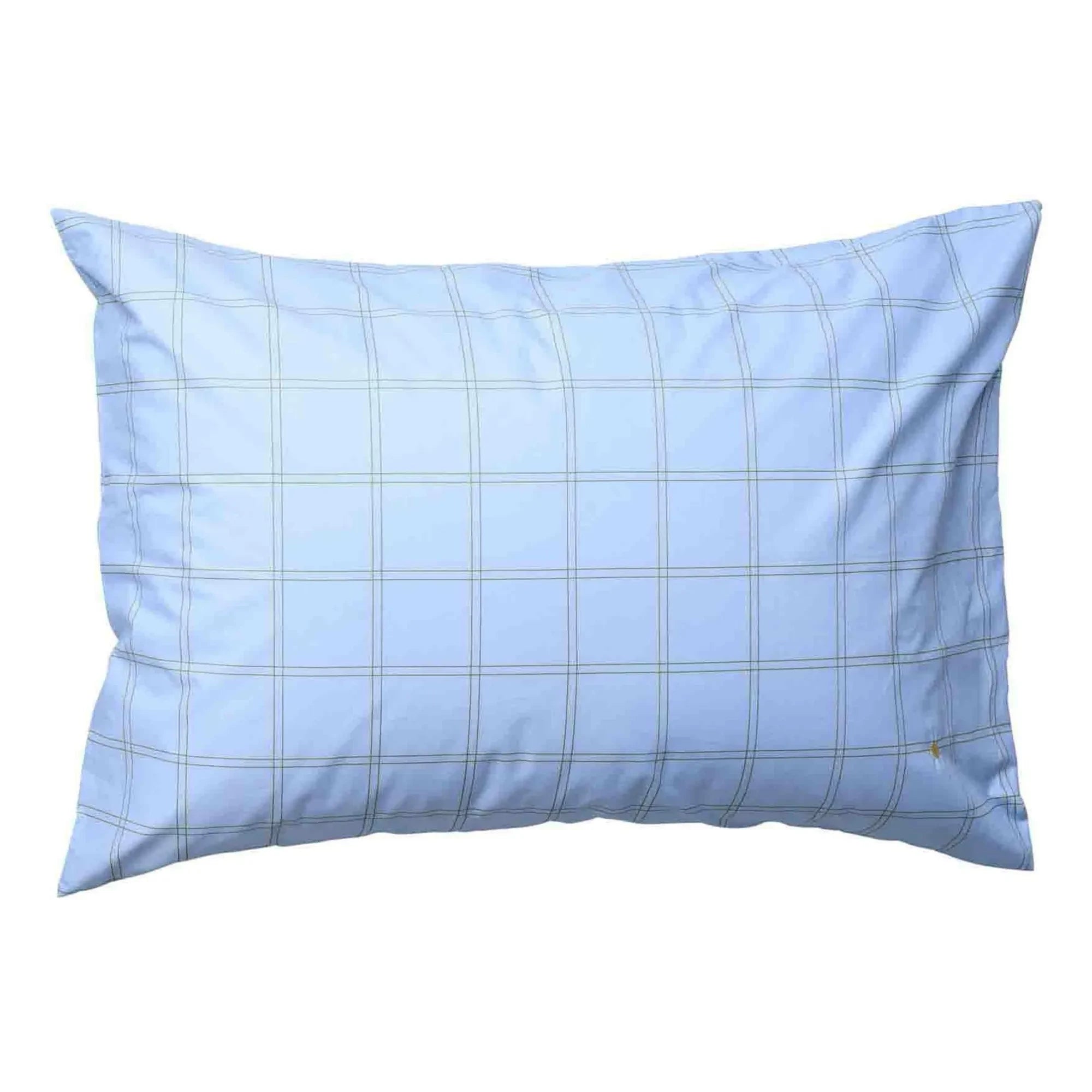 La cerise sur le gâteau - Funda de almohada de algodón orgánico Chloë | Azul claro