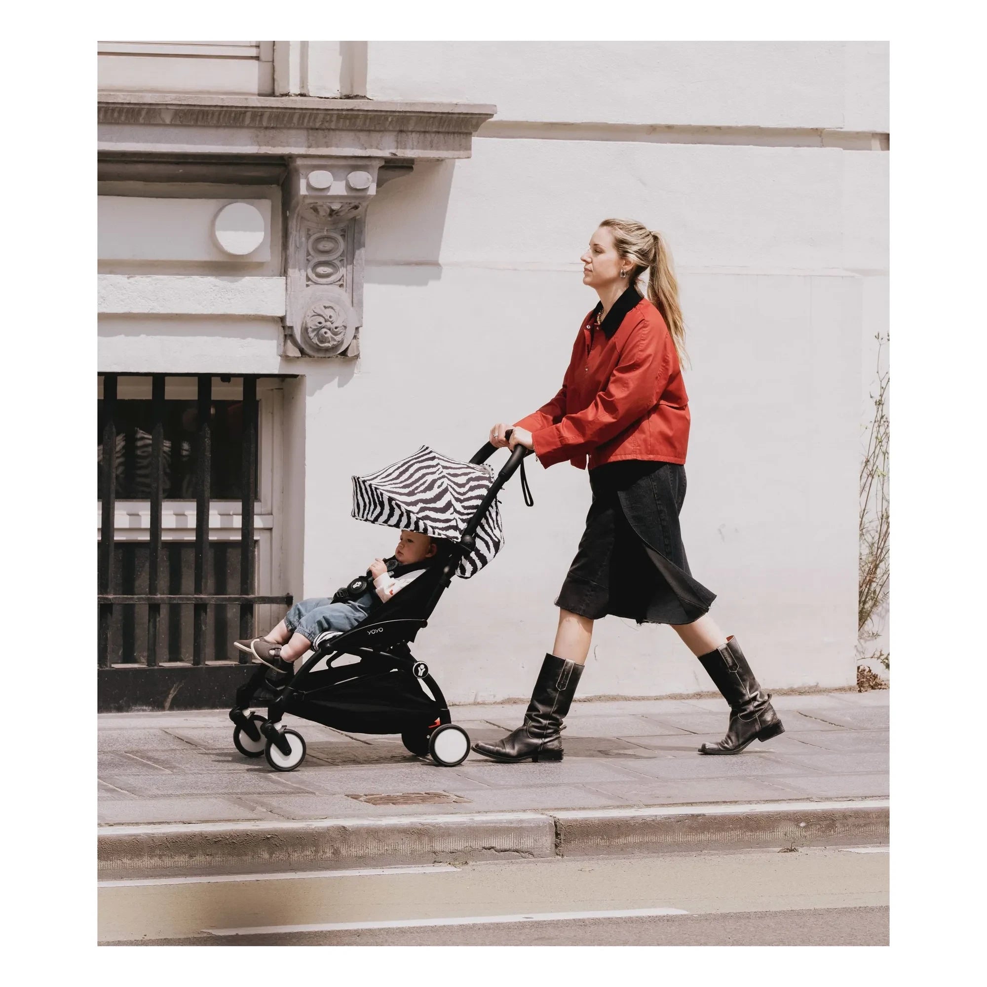 Stokke® - Cochecito YOYO³ 6+ Chasis blanco | Zebra