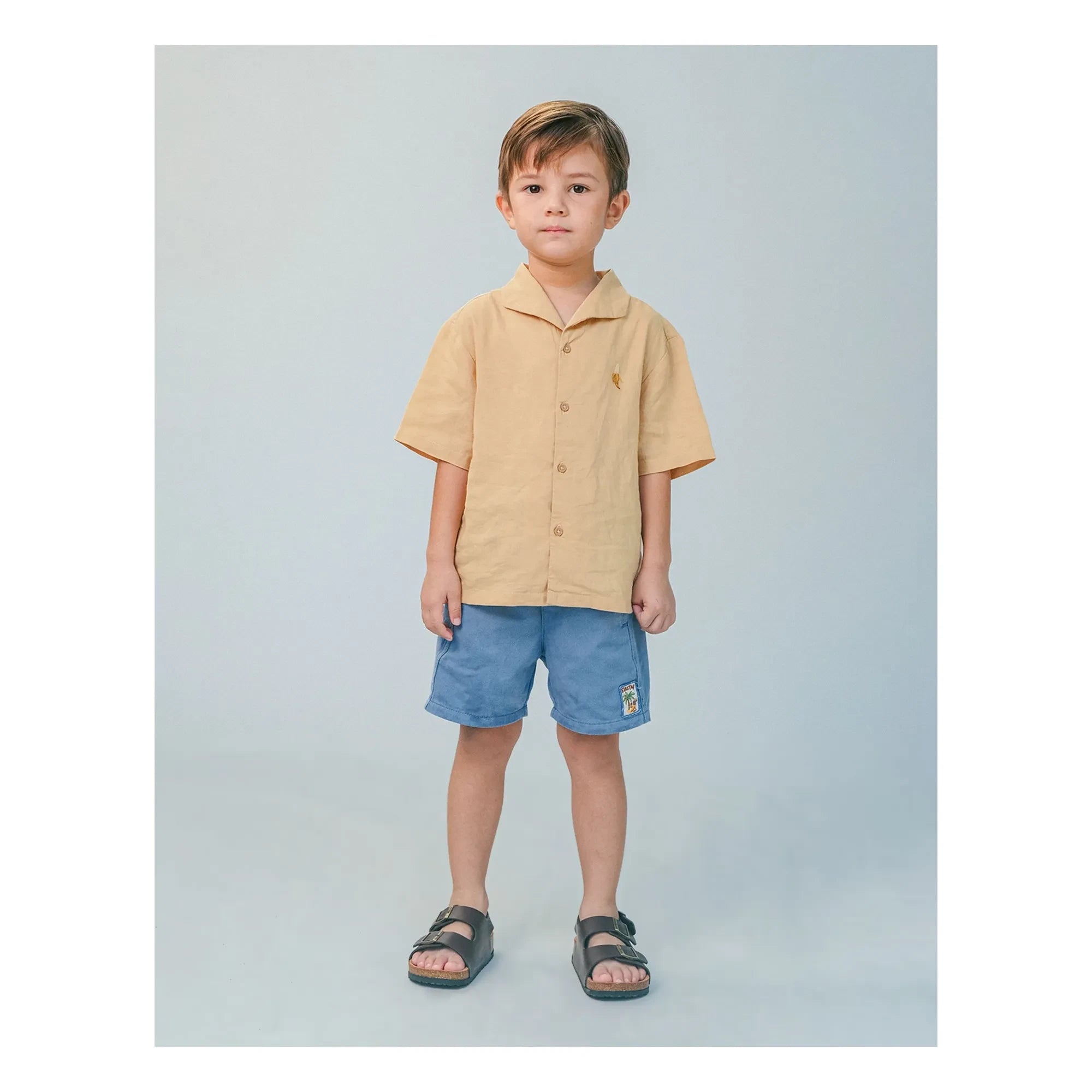 Gingersnaps - Camisa de Lino Ron Banana | Beige