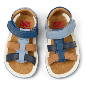 Camper - Sandalias de bebé Bicho con bloques de color | Azul