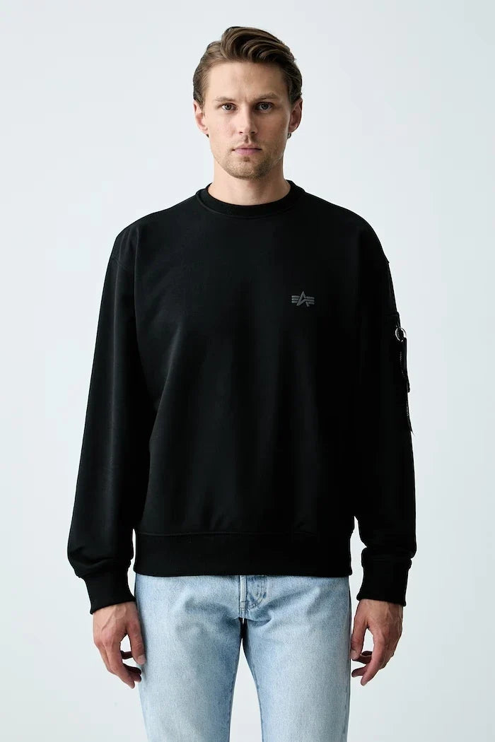 Sudadera de algodón para hombre Alpha Industries DTM Mid